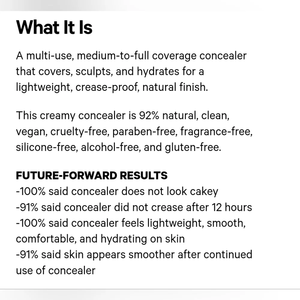 Milk Makeup Future Fluid All Over Cream Concealer | Brand New in Box | Authentic